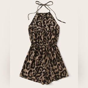 Leopard Romper